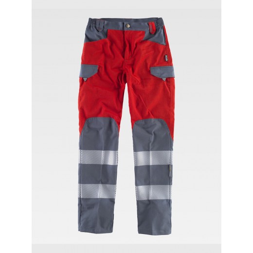 PANTALONE BANDE RIFRANGENTI DISCONTINUE C2716