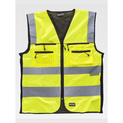 GILET TESSUTO RIPSTOP ALTA VISIBILITA CLASSE 2 C2901