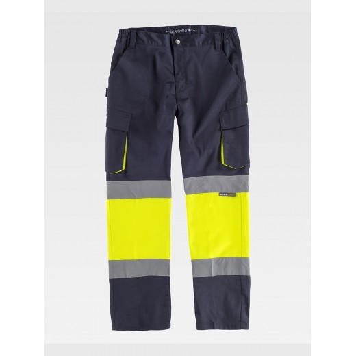 PANTALONE ELASTICIZZATO ALTA VISIBILITA CLASSE 1 C3218