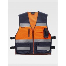 GILET MULTITASCHE TESSUTO OXFORD C3602