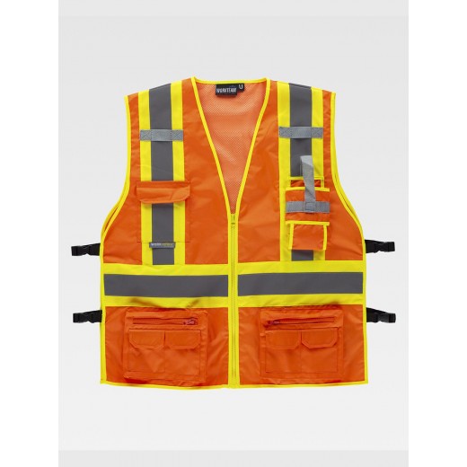 GILET TESSUTO OXFORD ALTA VISIBILITA CLASSE 2 C3622