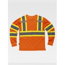 T-SHIRT MANICA LUNGA ALTA VISIBILITA CLASSE 2 C3633