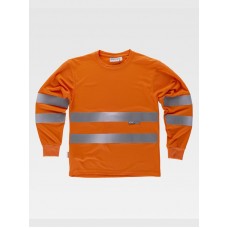 T-SHIRT MANICA LUNGA ALTA VISIBILITA CLASSE 2 C3933