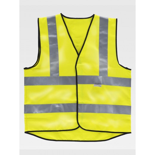 GILET ANTISTATICO PROTEZIONE FIAMMA ALTA VISIBILITA CLASSE 2 HVTT20