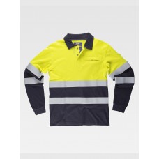 POLO MANICA LUNGA IGNIFUGO ANTISTATICO ALTA VISIBILITA CLASSE 1 S6591