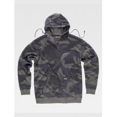 FELPA UNISEX CAPPUCCIO LEGGERA CAMOUFLAGE S8505