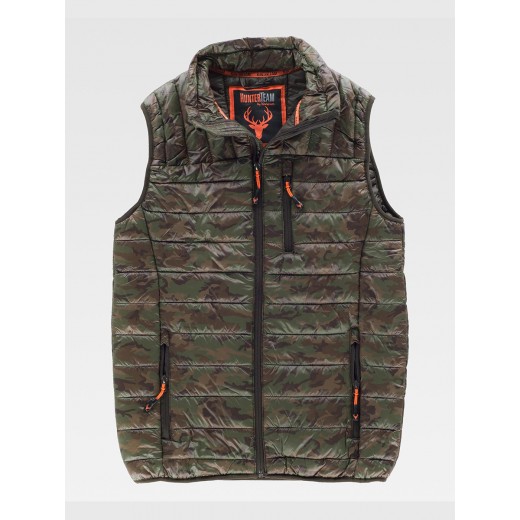 GILET IMBOTTITO CAMOUFLAGE - CACCIA S8540