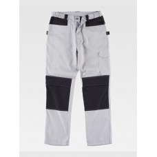 PANTALONE DA LAVORO TRIPLE CUCITURE PROTEZIONE ALLE GINOCCHIA RINFORZI NEI GLUTEI WF1052