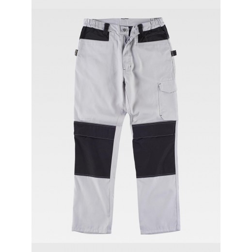 PANTALONE DA LAVORO TRIPLE CUCITURE PROTEZIONE ALLE GINOCCHIA RINFORZI NEI GLUTEI WF1052