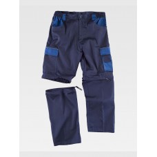 PANTALONE DA LAVORO GAMBE STACCABILI RINFORZI NEI GLUTEI WF1850