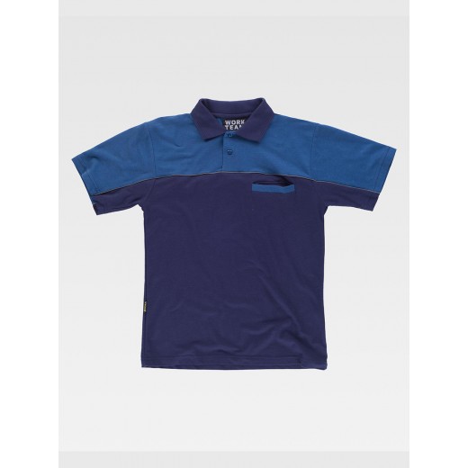 POLO MANICA CORTA TECNICA CON TASCHINO WF1855