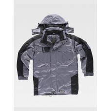 PARKA IMBOTTITO TESSUTO ANTIMACCHIA TRIPLE CUCITURE WF1912