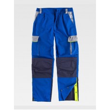 PANTALONE DA LAVORO MULTITASCHE PROTEZIONE ALLE GINOCCHIA RINFORZI NEI GLUTEI WF5852