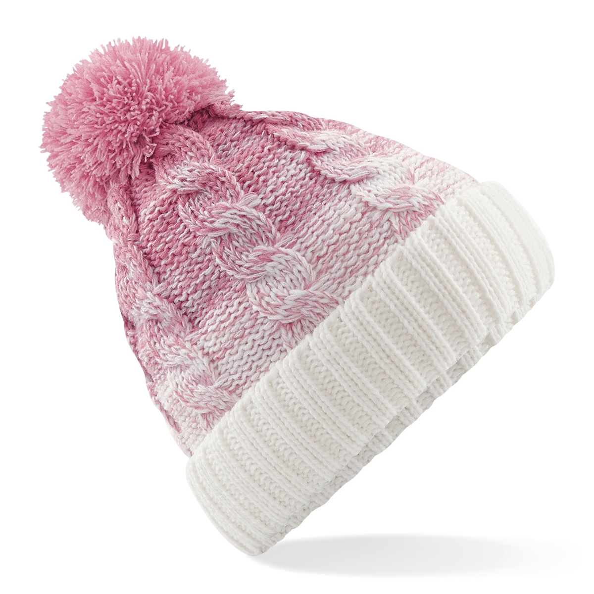 dusky pink-off white