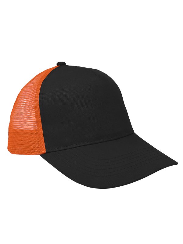 black/orange