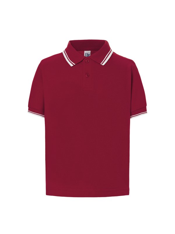 burgundy/white