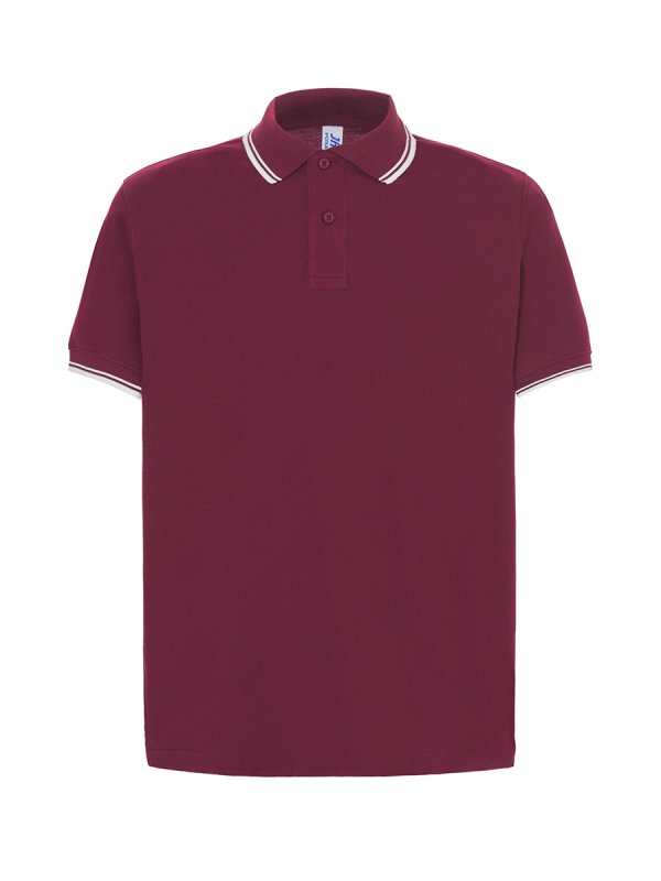 burgundy/white