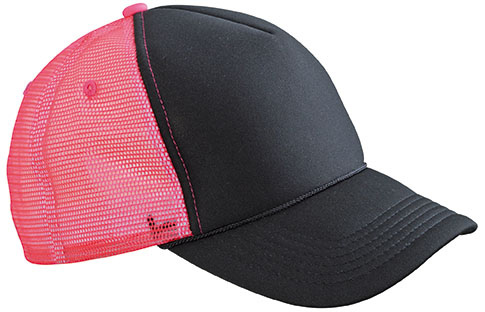 black-neon pink