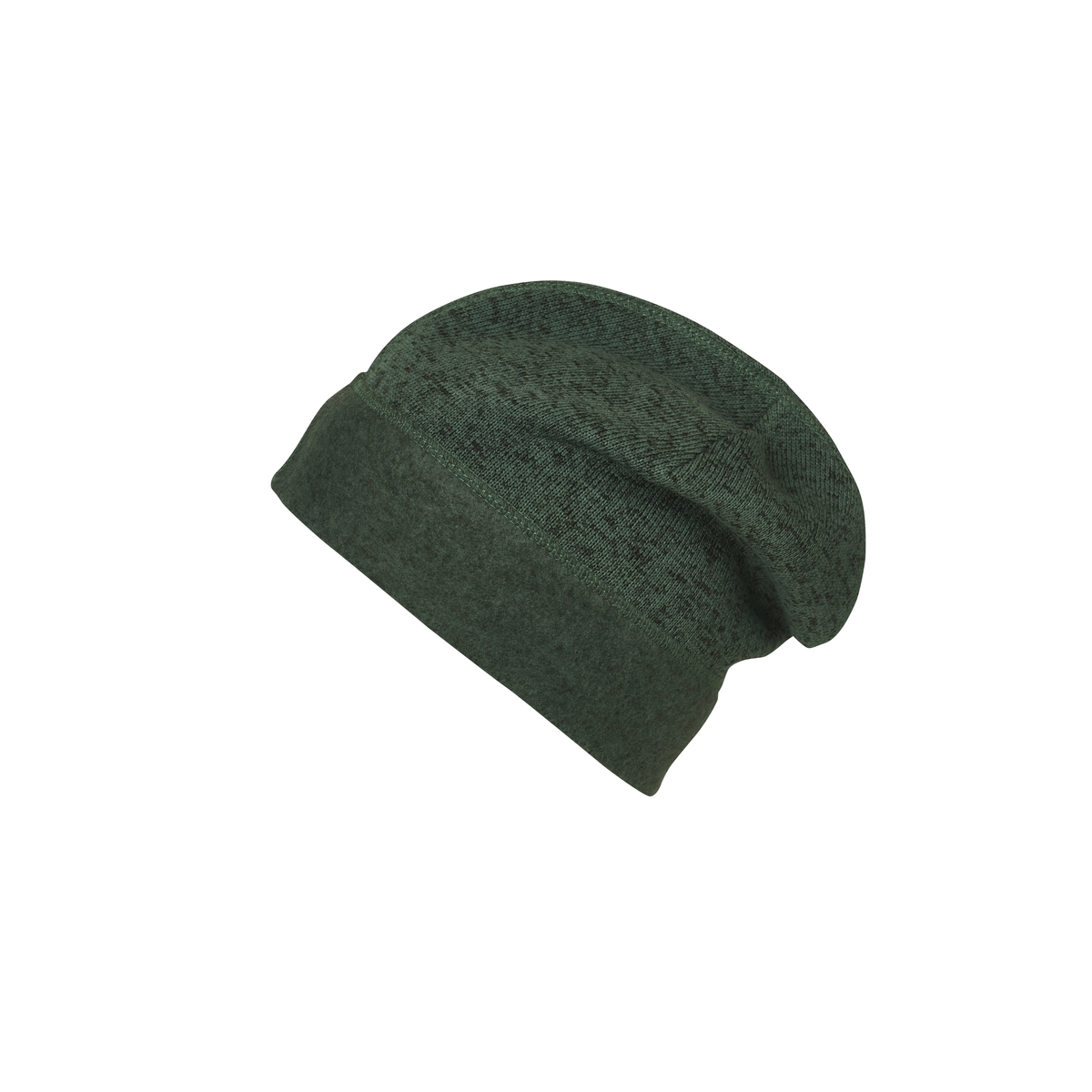 dark green melange-black