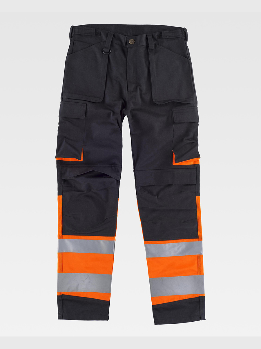 black/orange