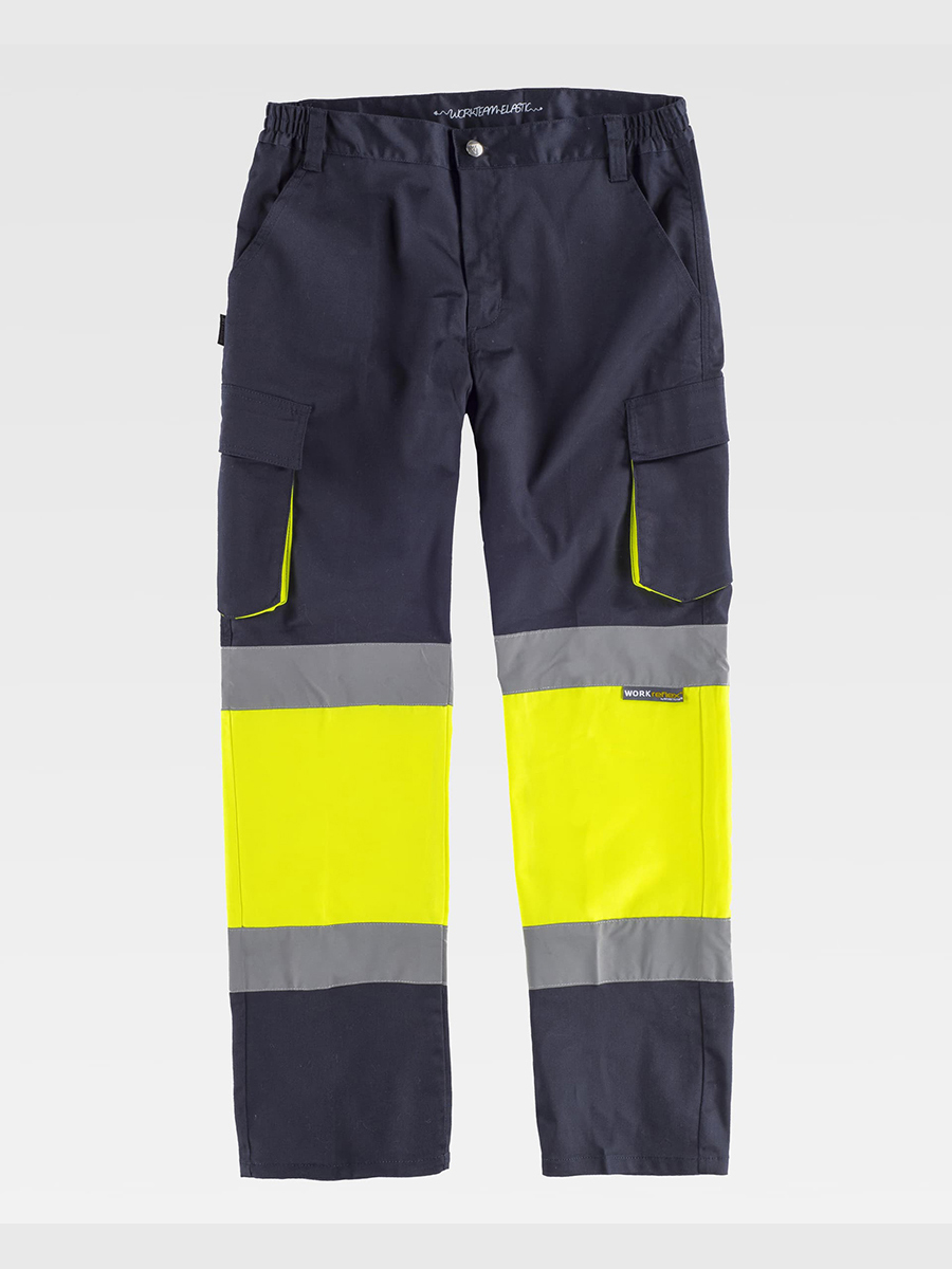 navy/yellow