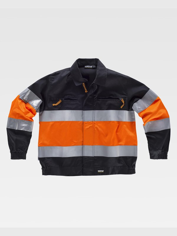 black/orange