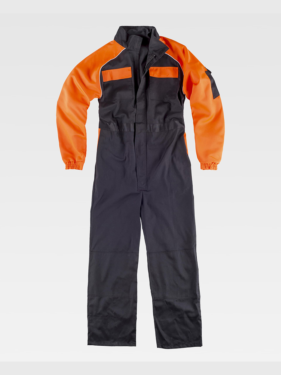 black/orange