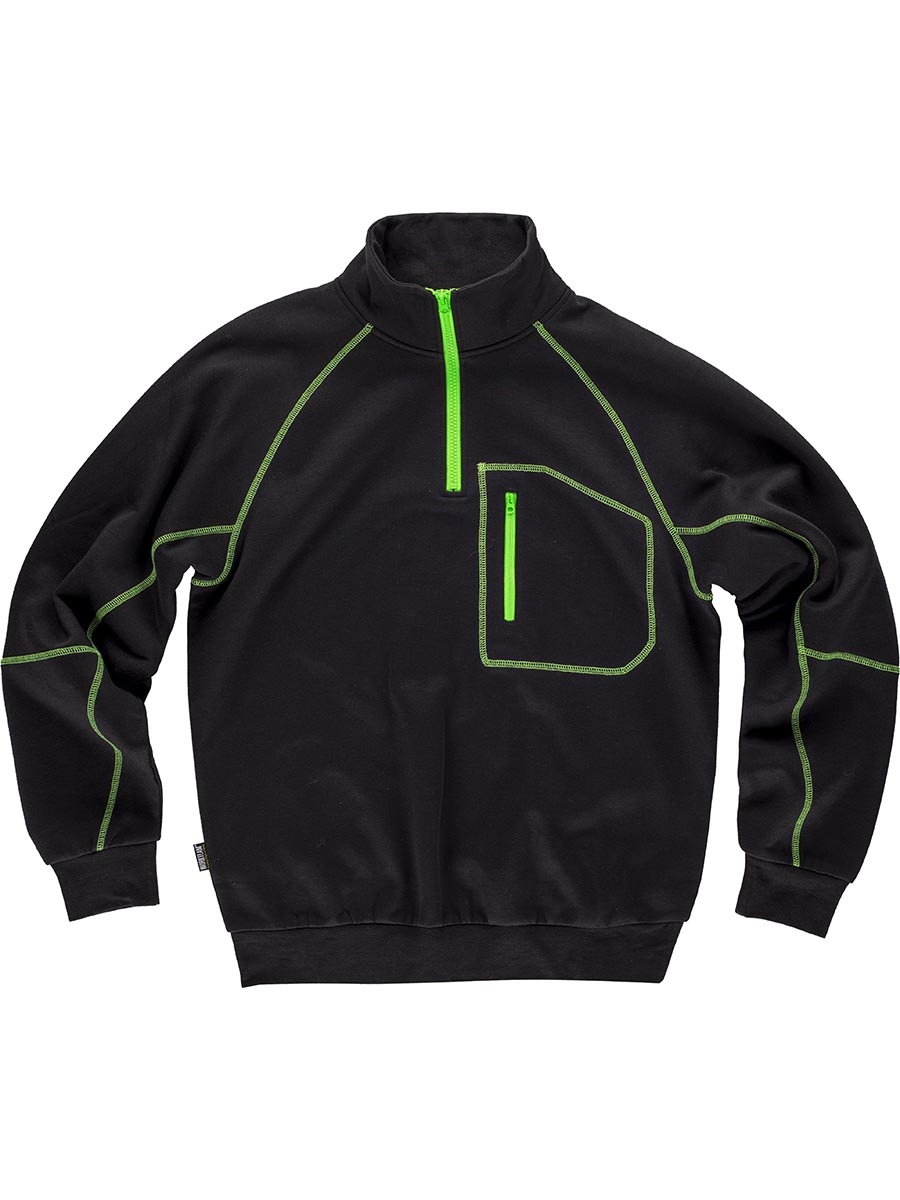 black/lime