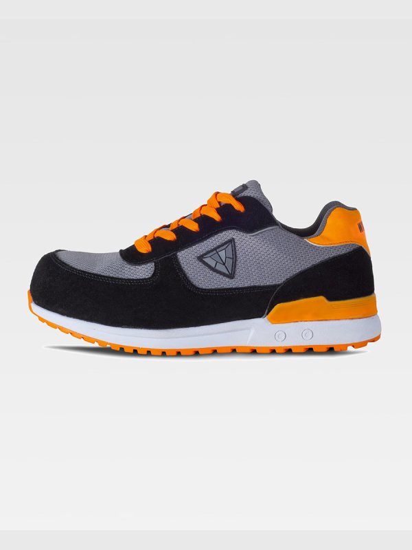 black/orange