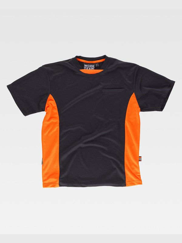black/orange