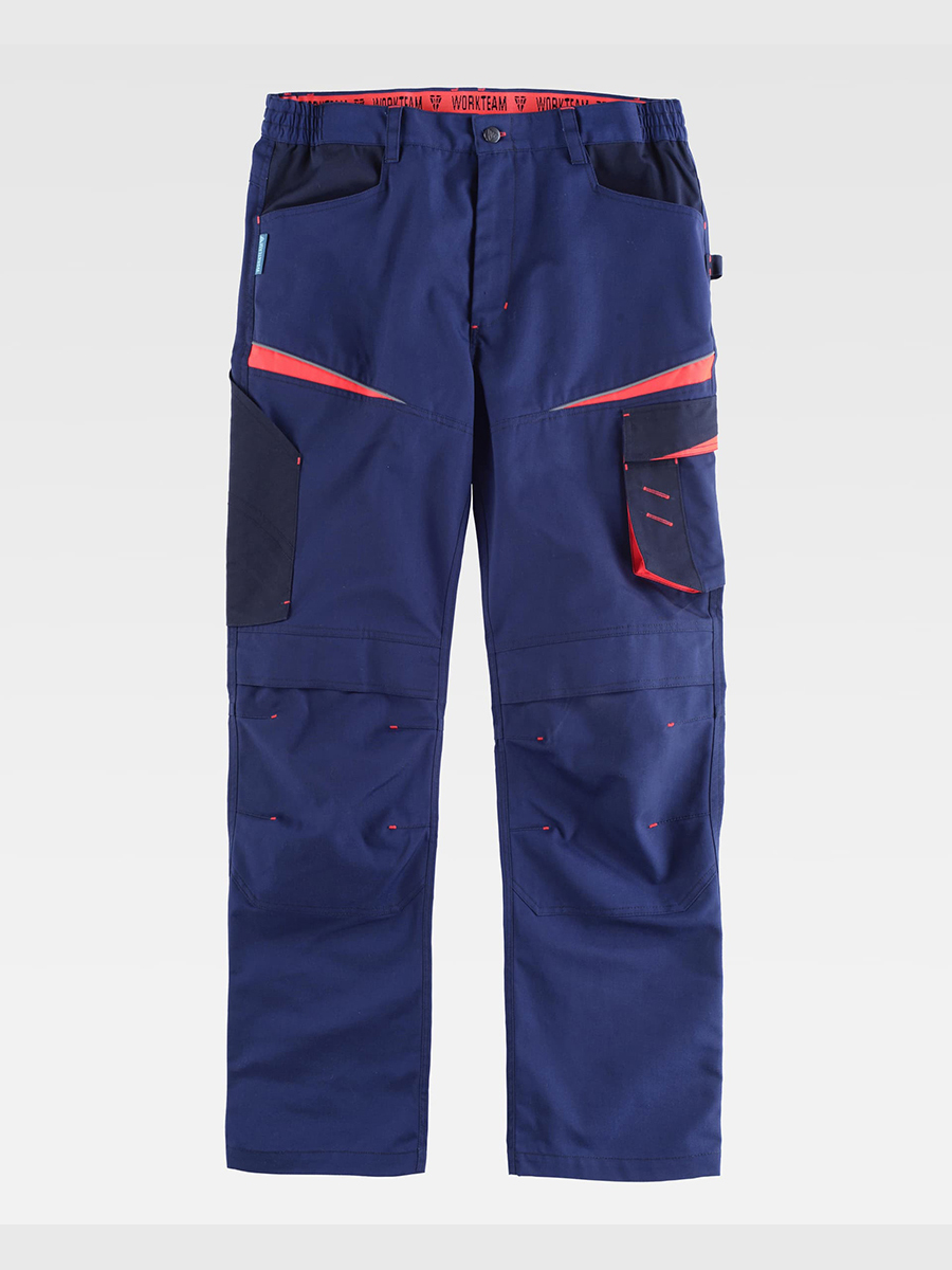 navy/red