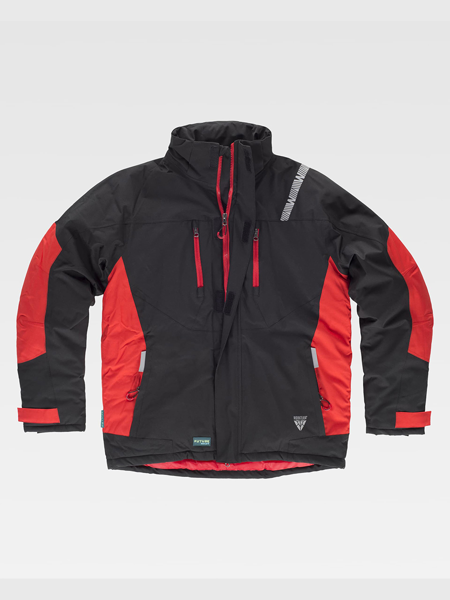 black/red