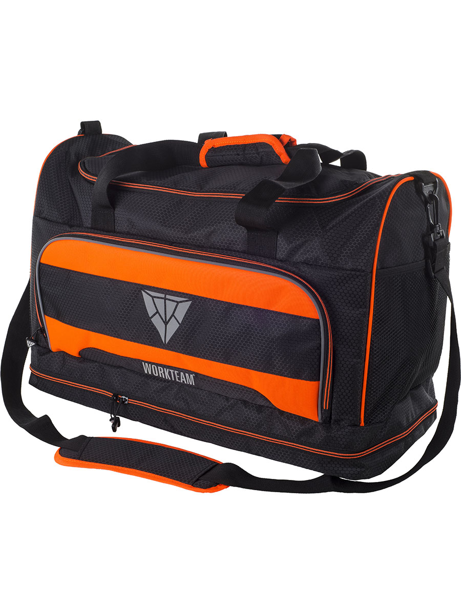black/orange