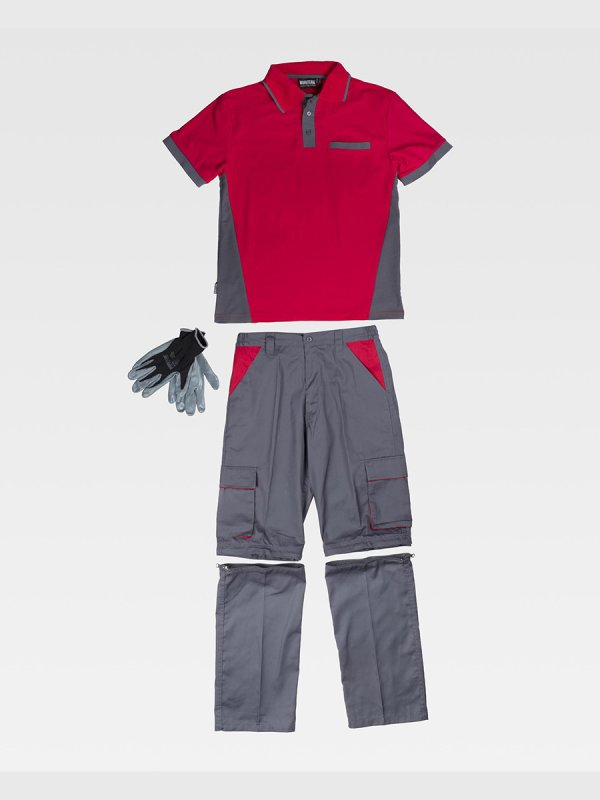 grey/red